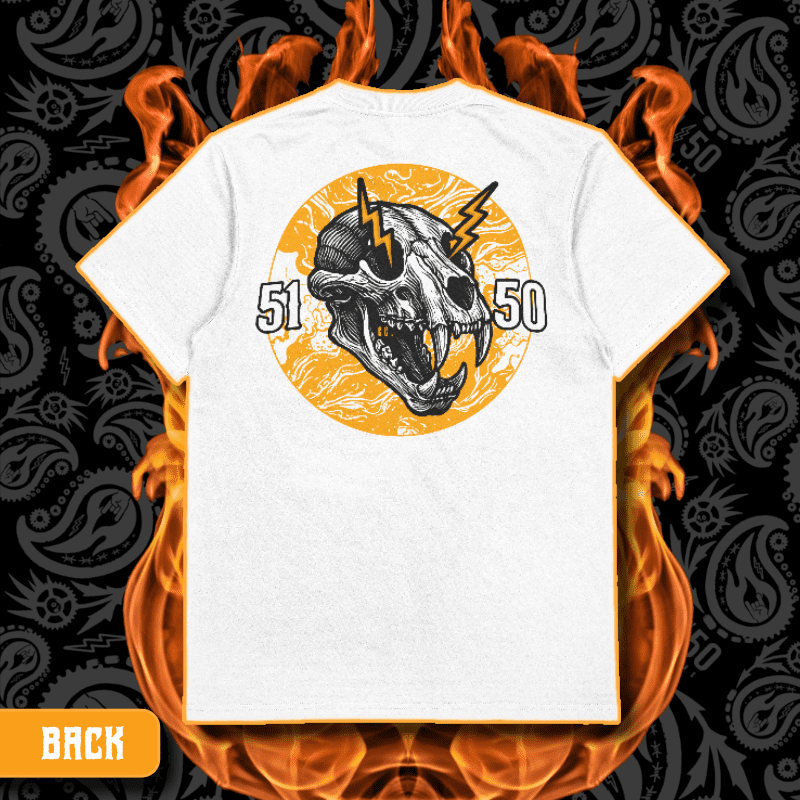 "Big Cat" White T-shirt