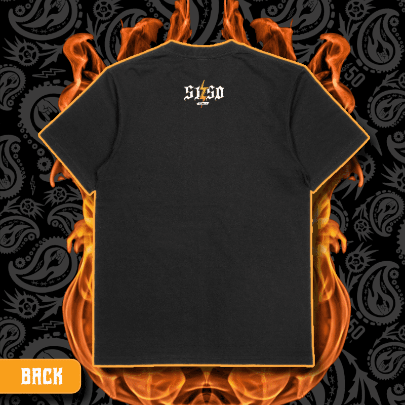 "Pistola" Black T-Shirt - Image 2