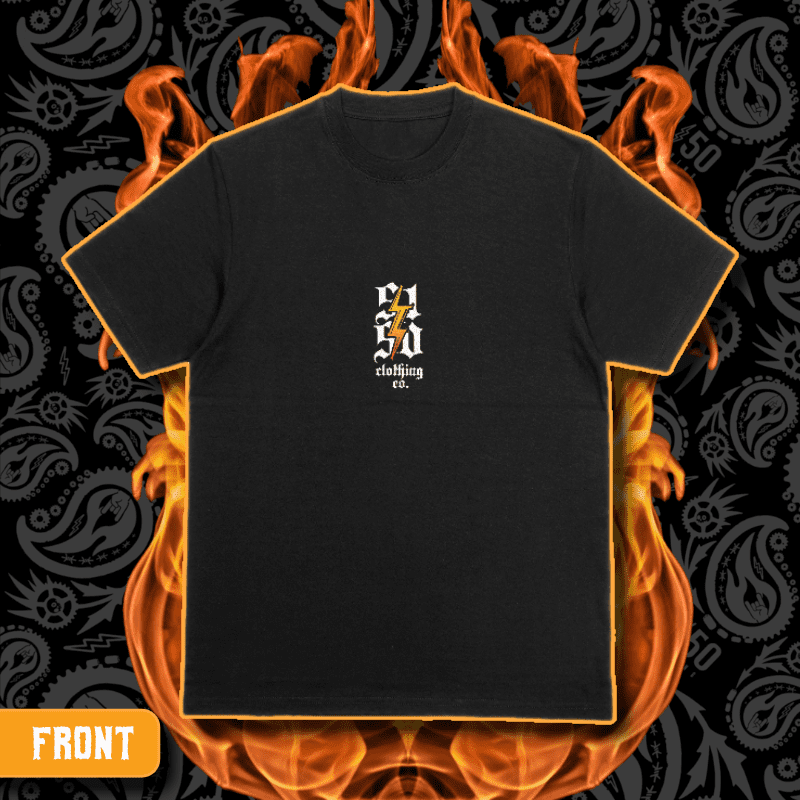 The Raccoon Studio X 5150 Clothing Co | Black T-Shirt - Image 2