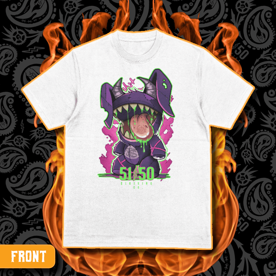 Dark Side Tattoo Collective X 5150 Clothing Co | “Jacques“ | White T-Shirt