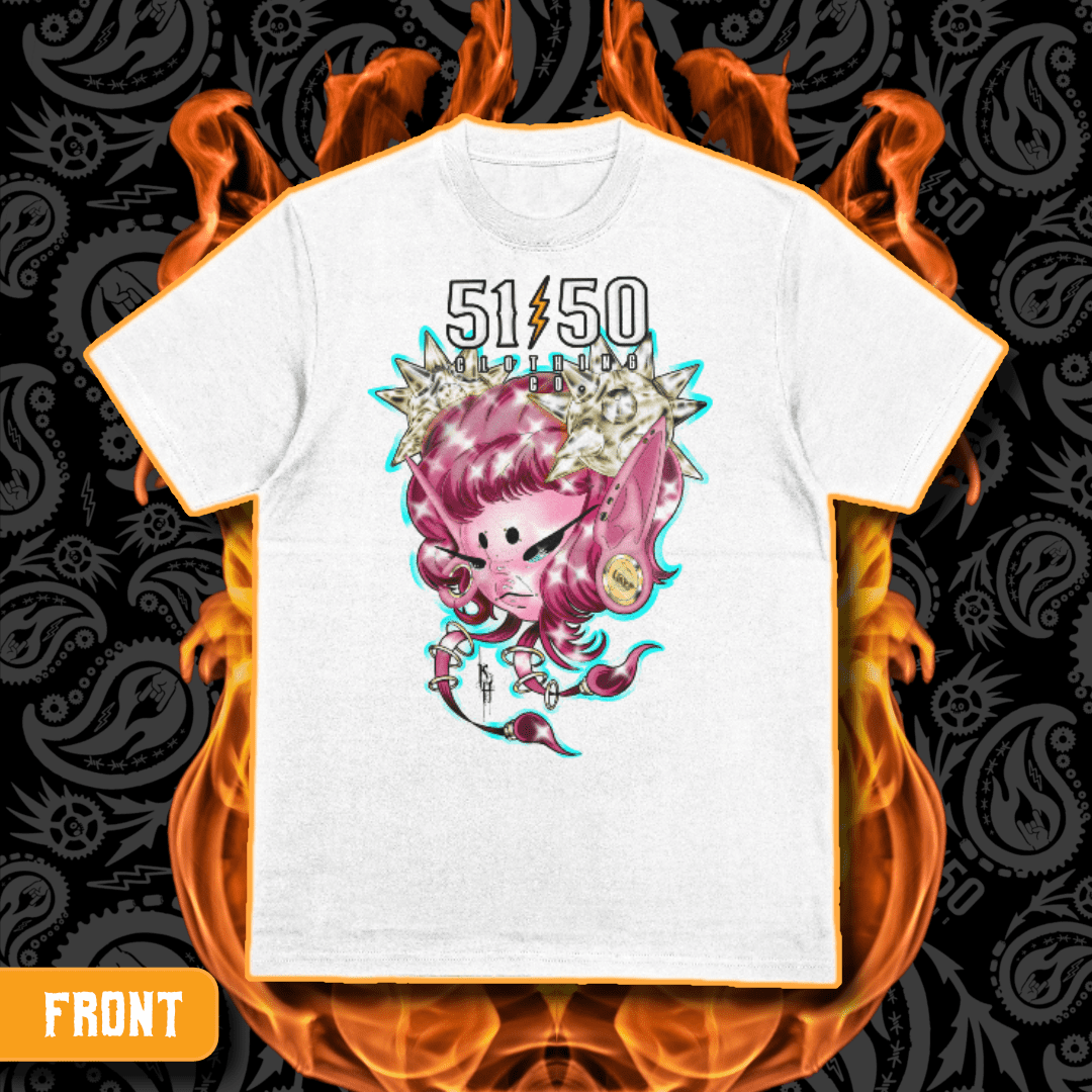 Dark Side Tattoo Collective X 5150 Clothing Co | “Keagan“ | White T-Shirt