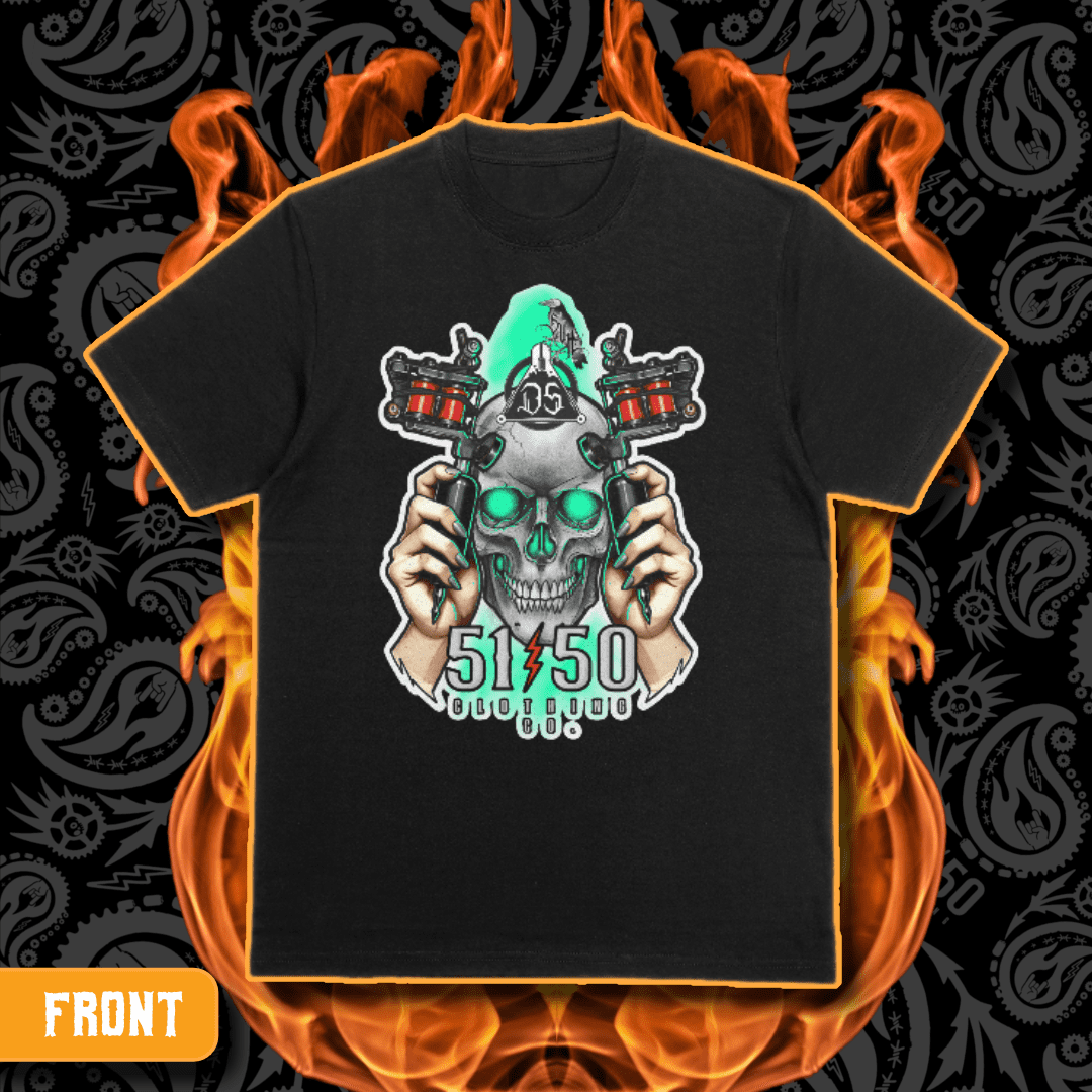 Dark Side Tattoo Collective X 5150 Clothing Co | “Spence“ | Black T-Shirt