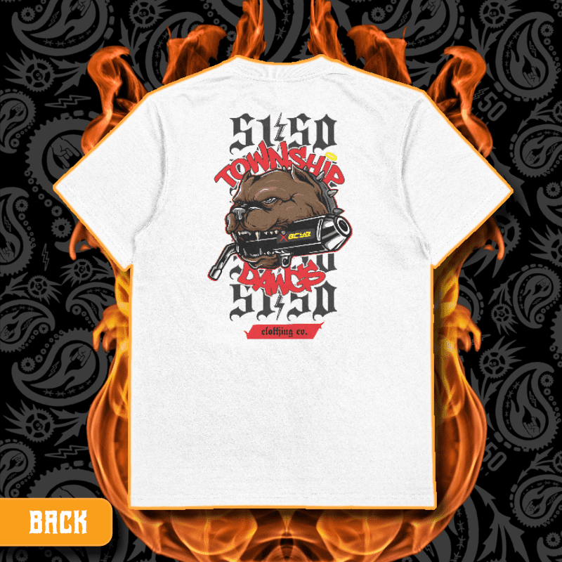 Township Dawgs X 5150 Clothing Co | “The Team“ | White T-Shirt