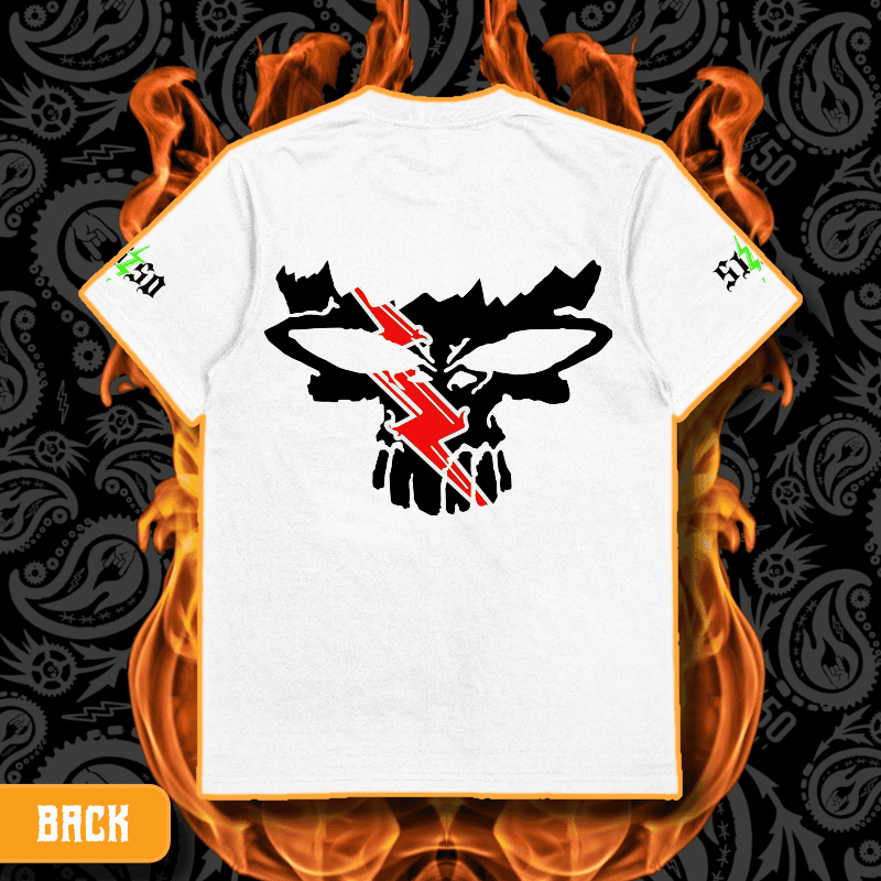 Cash O'Reilly X 5150 Clothing Co. | Standard Issue White T-Shirt | CASH - Image 3