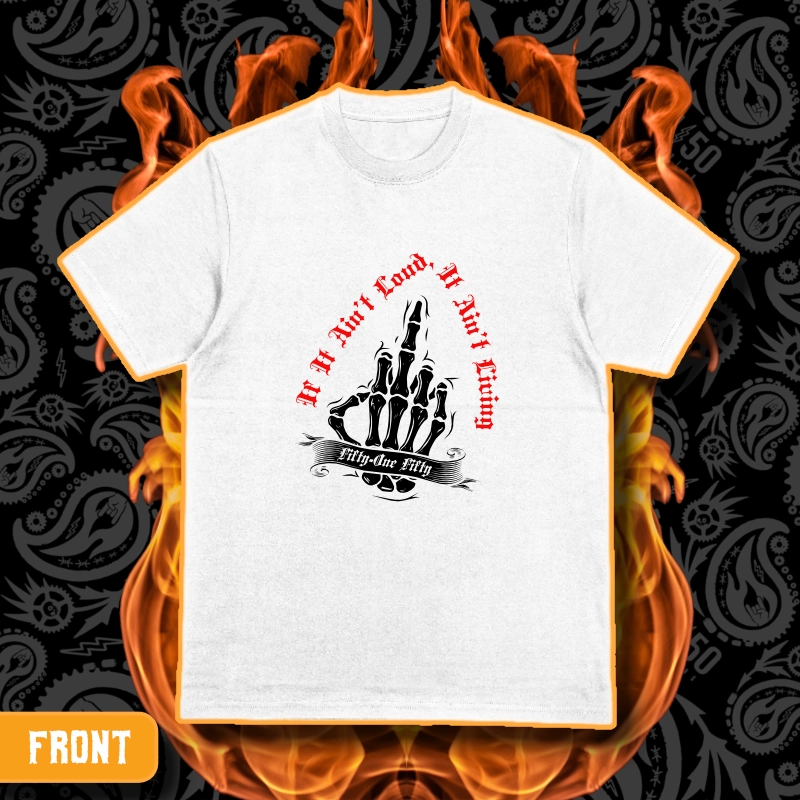 5150 Clothing Co. | Standard Issue White T-Shirt | The Menace - Image 2